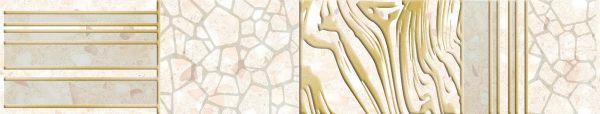 Керамическая плитка Пальмира  Мурано  Бордюр 300*57 (1*24)  для ванной комнаты