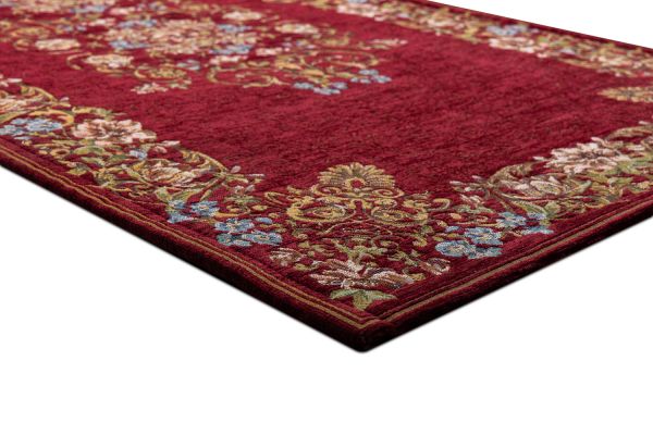 Бельгийский ковер из вискозы, акрила и хлопка «ELEGANT TAPESTRY» DORIS-8320-RED 70 x 140 см