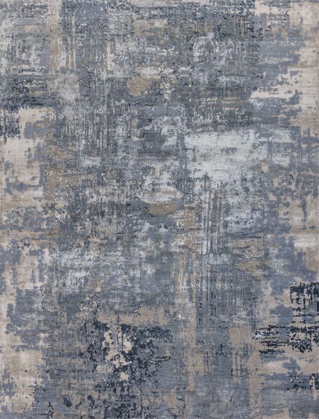 Индийский ковер из шерсти и арт-шёлка «CHAOS THEORY» ESK439-CHICORY-ASHWOOD 201 x 302 см Индийский ковер из шерсти и арт-шёлка «CHAOS THEORY» ESK439-CHICORY-ASHWOOD 201 x 302 см