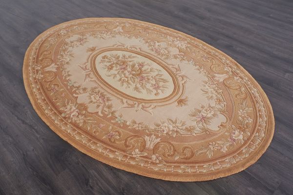 Китайский ковер из шерсти «SAVONNERIE EXCLUSIVE» 182-F148-F049(Oval) 170 x 240 см