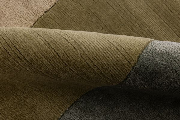 Индийский ковер из шерсти, шёлка и эвкалиптового шёлка «TECTONIC» D4-C4 174 x 240 см