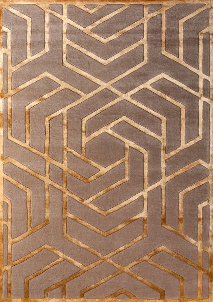 Индийский ковер из шерсти, арт-шёлка и хлопка «GEOMETRIC» G7-COLOR2 165 x 235 см Индийский ковер из шерсти, арт-шёлка и хлопка «GEOMETRIC» G7-COLOR2 165 x 235 см