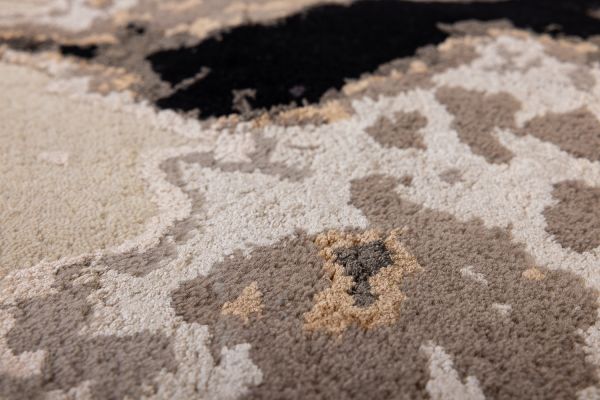 Индийский ковер из шерсти и бамбукового шёлка «VELVET MIRAGE» CONTINENT(Round) 250 x 250 см