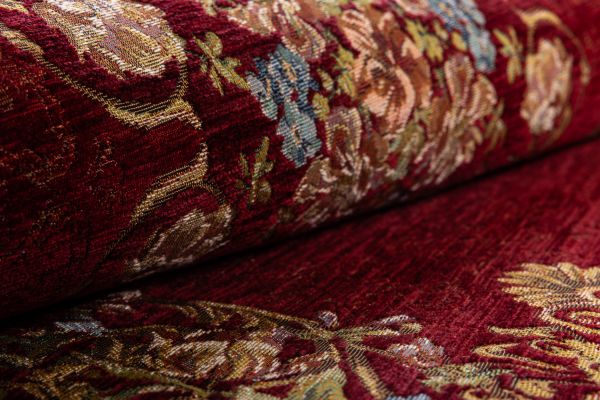 Бельгийский ковер из вискозы, акрила и хлопка «ELEGANT TAPESTRY» DORIS-8320-RED 70 x 140 см