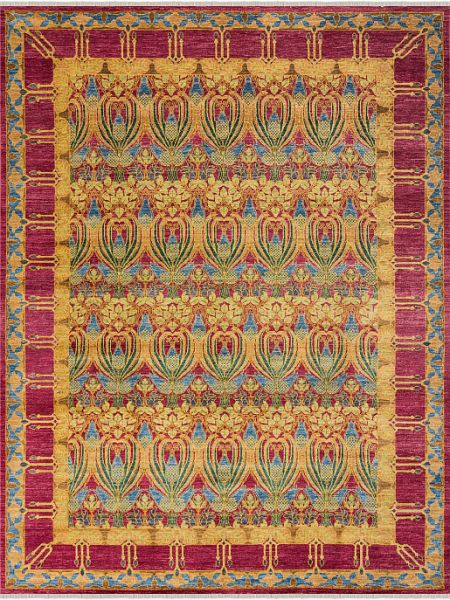 Пакистанский ковёр из шерсти «MORRIS A/B 10/10» 706RSP-GLD(269X348)