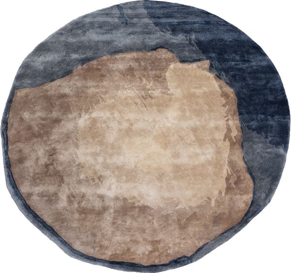 Индийский ковер из эвкалиптового шёлка «VELVET MIRAGE» STONE TAUPE GREY(Round) 250 x 250 см Индийский ковер из эвкалиптового шёлка «VELVET MIRAGE» STONE TAUPE GREY(Round) 250 x 250 см
