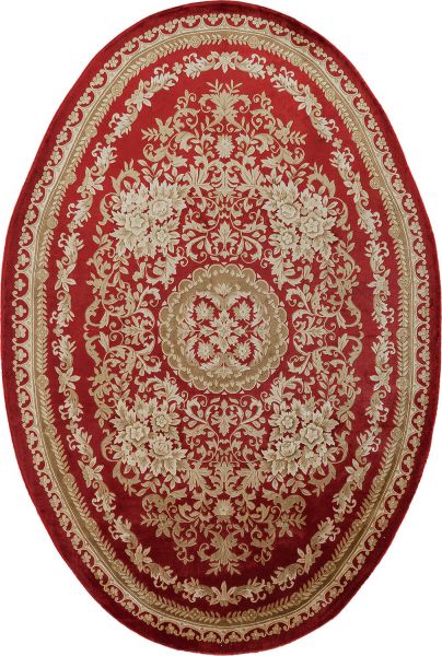 Китайский ковер из шёлка «SHANGHAI SILK (OVAL)» GS2346-K858(Oval) 170 x 240 см