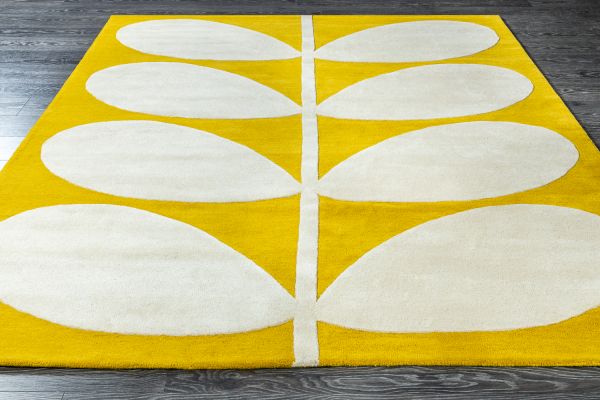 Индийский ковер из шерсти «ORLA KIELY» Yellow Stem 59306 160 x 230 см