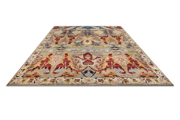 Индийский ковер из шерсти «ZIEGLER VINTAGE» AC228-GREY(364x408) 364 x 408 см