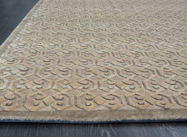 Непальский ковер из шерсти и шёлка «ART DECO RUGS» CASABLANCA#90051(90349) 250 x 300 см