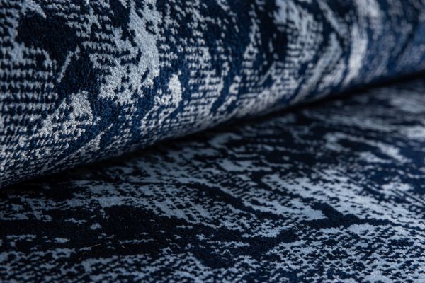 Турецкий ковер из полиэстера «JULIA» 43239A-BLUE-NAVY 80 x 150 см