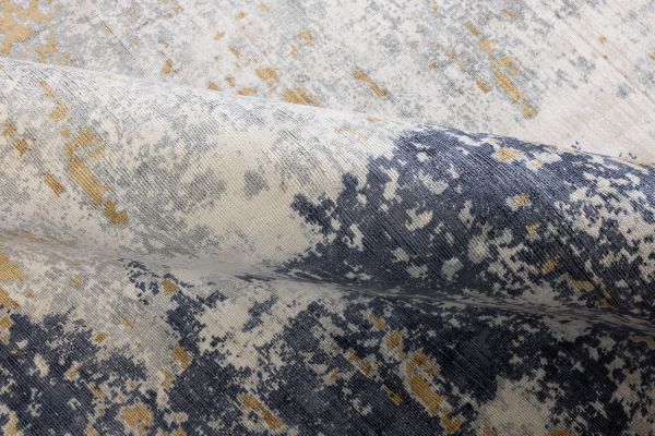 Индийский ковер из арт-шёлка «GUDINI» 024-SILVER-GOLD 160 x 230 см