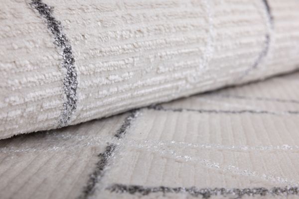 Турецкий ковер из полиэстера и полипропилена «PASTORAL» 32720A-CRE-CRE(Runner) 100 x 300 см