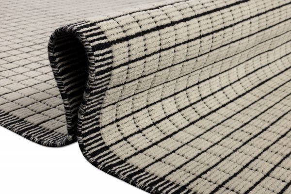 Индийский ковер из шерсти и хлопка «DOVE MODERN» SR55-IV.BLK 200 x 300 см Индийский ковер из шерсти и хлопка «DOVE MODERN» SR55-IV.BLK 200 x 300 см