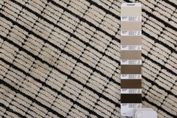 Индийский ковер из эвкалиптового шёлка, шерсти и хлопка «DOVE MODERN» SR09C-IVORY 200 x 300 см