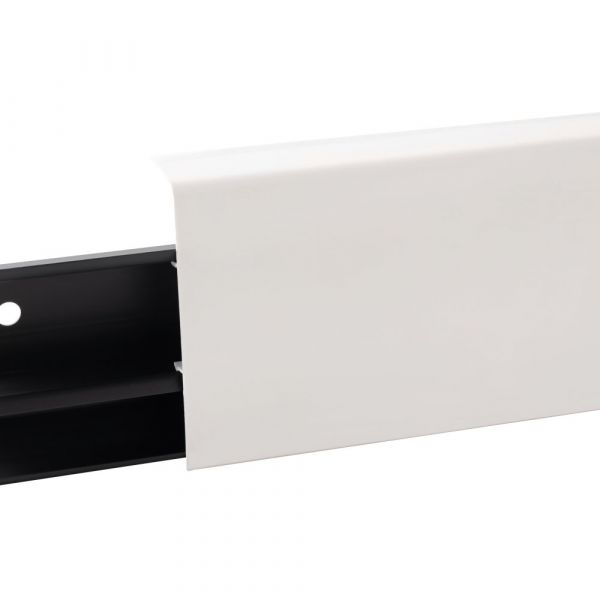 Плинтус ПВХ ABERHOF ABF 70 70х26х2200мм 7000 Белый Матовый