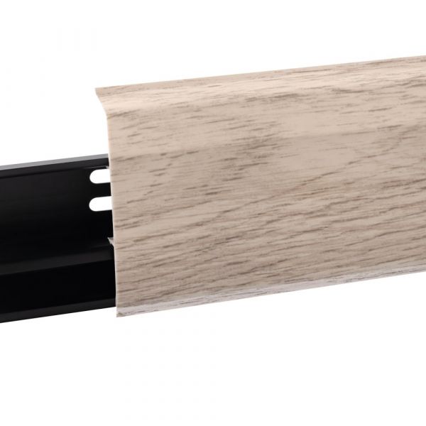 Плинтус ПВХ ABERHOF ABF 70 70х26х2200мм 7013 Ясень Северный