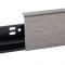Плинтус ПВХ ABERHOF ABF 70 70х26х2200мм 7017 Алюминий