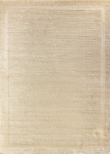 Индийский ковер из шёлка и шёлка «BLANC DE BLANCS» KE2422-IVORY-BEIGE 272 x 373 см