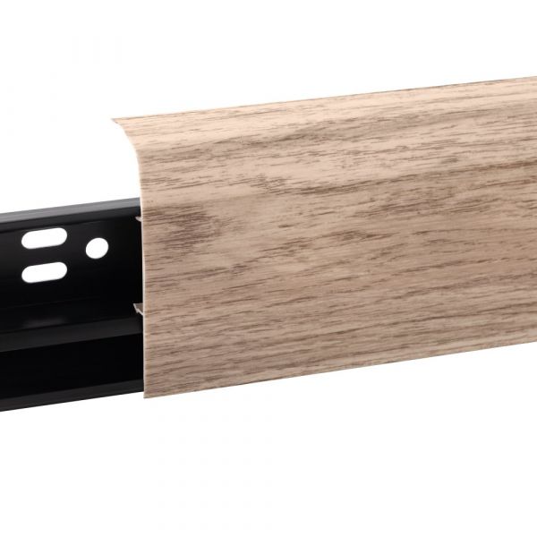 Плинтус ПВХ ABERHOF ABF 70 70х26х2200мм 7135 Дуб Платиновый