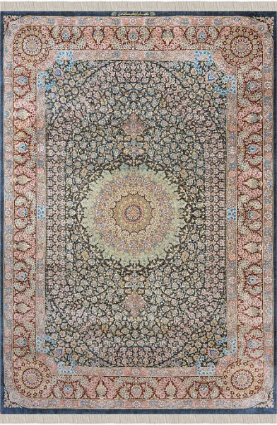 Иранский ковёр из шёлка «QOM» 11-425-IR
