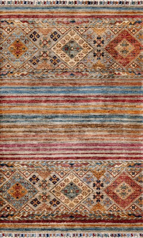 Пакистанский ковер из шерсти «SHAWL KANDI» MULTY-MULTY(80x125) 80 x 125 см Пакистанский ковер из шерсти «SHAWL KANDI» MULTY-MULTY(80x125) 80 x 125 см