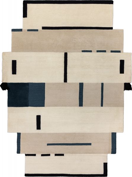 Индийский ковер из шерсти «VELVET MIRAGE» BLOCKS 170 x 240 см