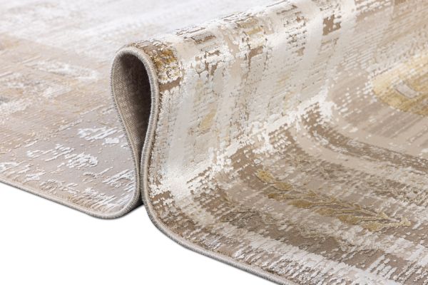 Турецкий ковер из эвкалиптового шёлка и акрила «EGOISTE» M634D-CRE-DBGE 160 x 230 см