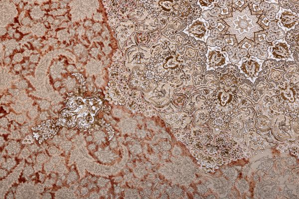 Иранский ковер из вискозы и акрила «Enzo Collection» 1201- Red Vintage 200 x 300 см