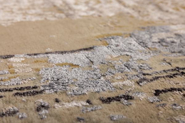 Индийский ковер из арт-шёлка и шерсти «SAN FRANCISCO» GOLD-LINES-2-GREY 169 x 238 см Индийский ковер из арт-шёлка и шерсти «SAN FRANCISCO» GOLD-LINES-2-GREY 169 x 238 см