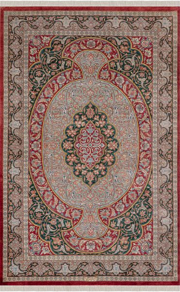Иранский ковёр из шёлка «QOM» 801-3254/S-IR