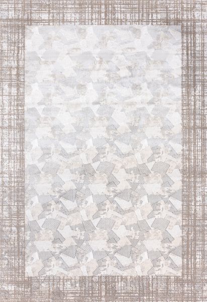 Турецкий ковер из полиэстера «ALMADI» N906A-GRAY-GRAY 80 x 150 см