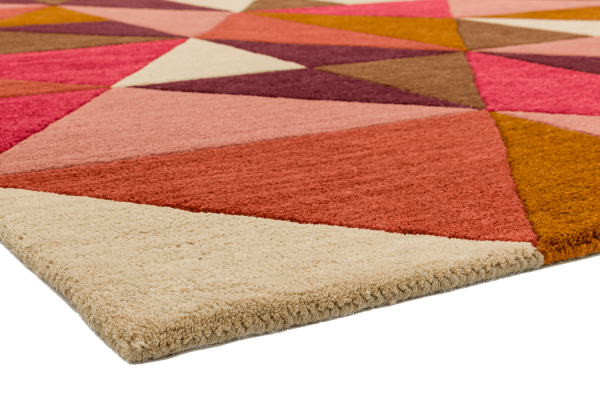 Индийский ковер из шерсти «REEF RUG» RF09-KITE PINK MULTI 120 x 170 см