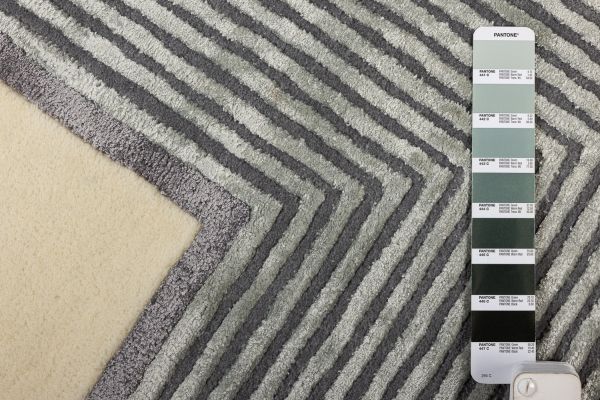 Индийский ковер из шерсти, арт-шёлка и хлопка «BORDER ART» BORDER-1 165 x 235 см