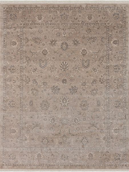 Индийский ковёр из шёлка «KASHMIR 11/11» SPS10-FLAX-FLAX