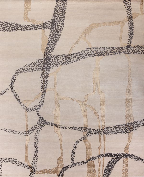 Непальский ковер из шерсти и эвкалиптового шёлка «MON AMI» D6-K 250 x 300 см Непальский ковер из шерсти и эвкалиптового шёлка «MON AMI» D6-K 250 x 300 см