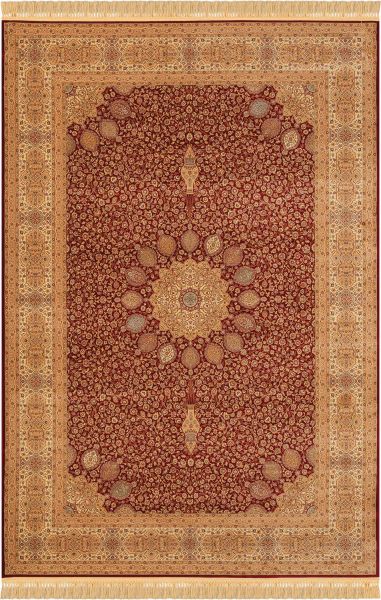 Бельгийский ковер из вискозы «ESMERALDA» 2M015-RED 80 x 150 см