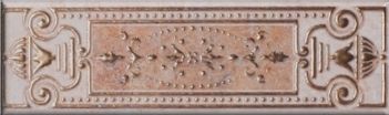 Palermo beige border 01  75*250 (1*20) Шахтинская плитка