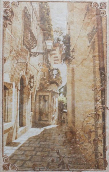 Palermo beige decor 01 250*400 (1*13) Шахтинская плитка