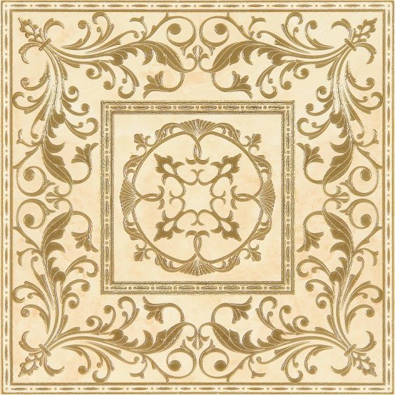 Palladio beige decor 02 450*450 Gracia Ceramica