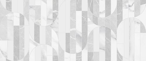 Керамическая плитка Modello white wall 02 250х600  (0,15*8 =1,2*48) (1-й сорт) Gracia Ceramica   для ванной комнаты