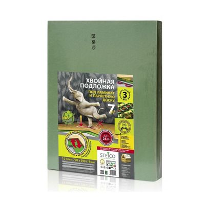 Хвойная подложка Steico 790×590×7мм/7м²