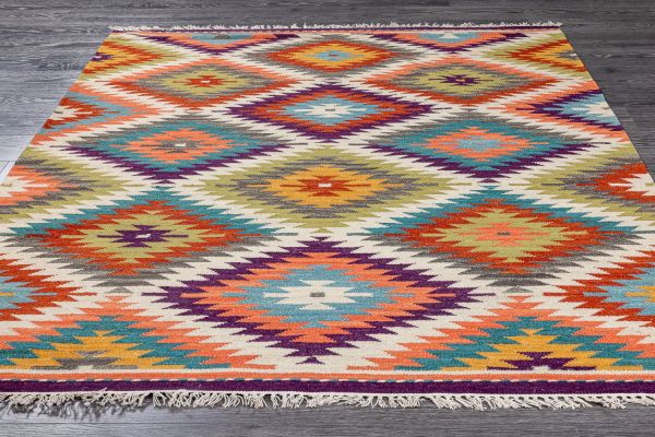 Индийский ковер из шерсти «KILIM (EWT)» KL484 200 x 290 см