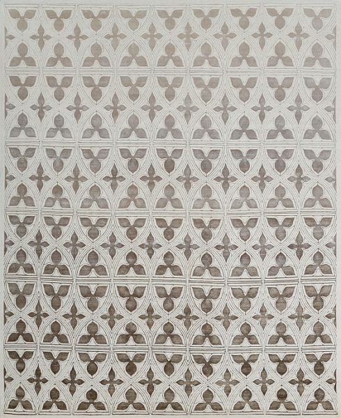 Непальский ковёр из шерсти и шёлка «ART DECO RUGS» GOTHIC#1-GR(90415)