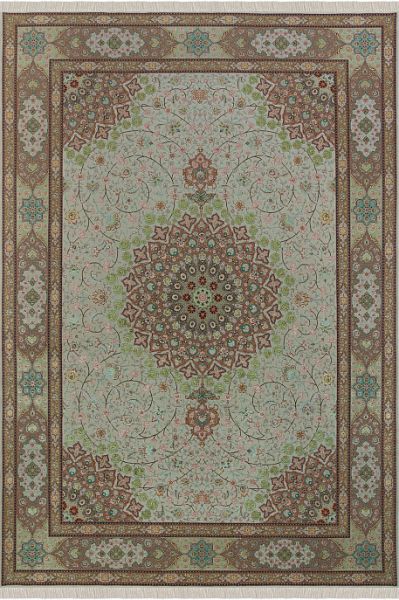 Иранский ковёр из шерсти и шёлка «TABRIZ IR» 10-376-IR