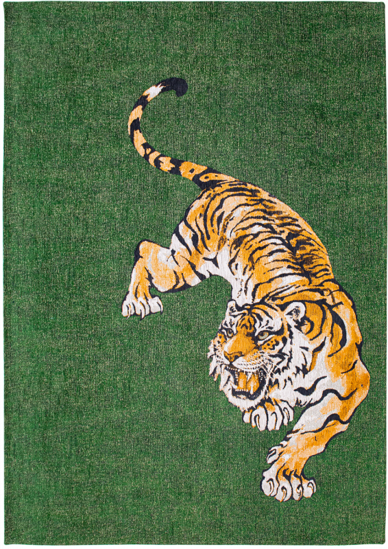 Бельгийский ковер из полиэфирного шёлка «POP» 9388-TIGER-GREEN ON FIRE 170 x 240 см Бельгийский ковер из полиэфирного шёлка «POP» 9388-TIGER-GREEN ON FIRE 170 x 240 см