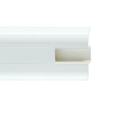 Плинтус ПВХ WINART Арт 834 Белый Матовый 58×21×2500мм