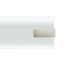 Плинтус ПВХ WINART Арт 834 Белый Матовый 58×21×2500мм