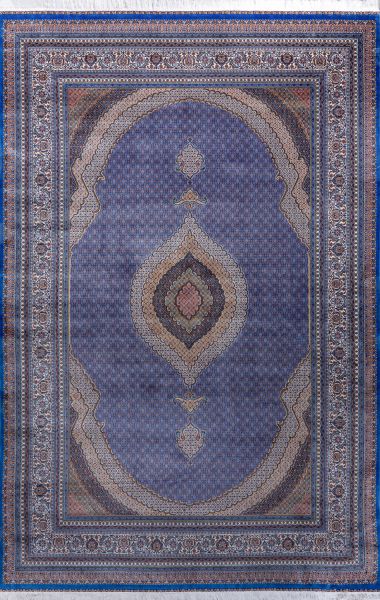 Иранский ковер из шёлка и модала «QUM PERSIAN» 601-BLU 200 x 300 см