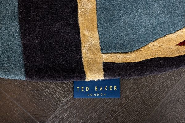 Индийский ковер из шерсти и арт-шёлка «TED BAKER» Sahara Burgundy 56105(Round) 200 x 200 см